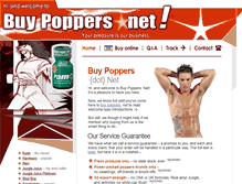 Tablet Screenshot of buypoppers.net